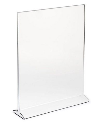 Portrait Bottom Load Sign Holder