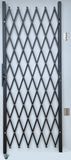 Single Folding Security Gate Black 66 - Inch High, 48 Long
