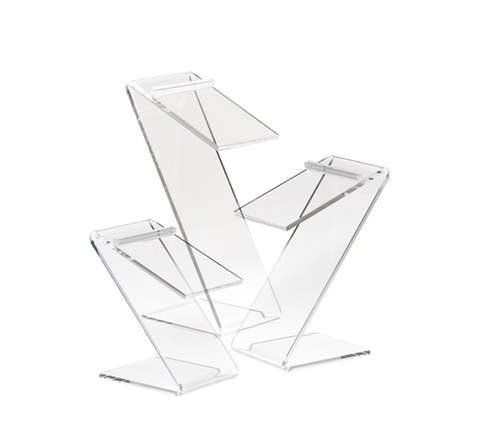 Set Of 3 Slant Shoe Risers