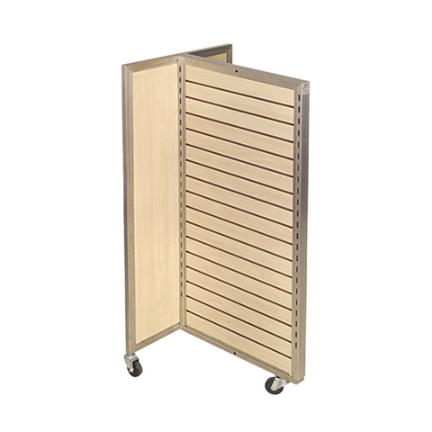 Maple Slatwall Pinwheel Merchandiser