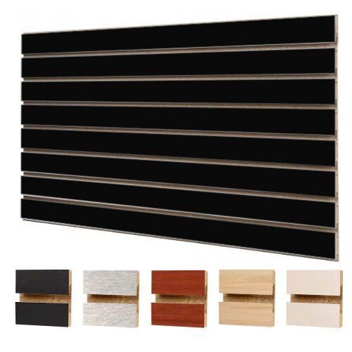 Slatwall panel 4' high x 8' long