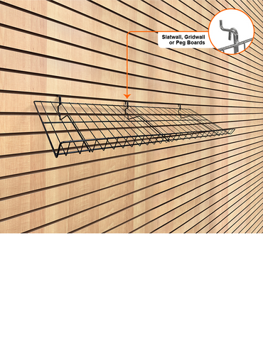 Universal Slant shelf with lip