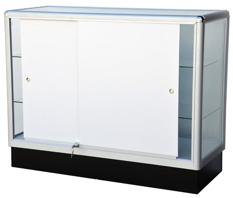 Work Photo Display Case Retail Display Cases With Aluminum Frame Full Vision 60 x 38 x20 - Inc ...