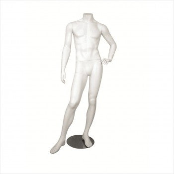 Male Mannequin with Right Knee Bent - StoreFixtureShowcase.com