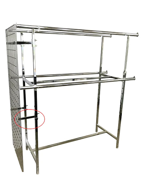 H-Rack Grid Hanger Brackets - AB01-402CH-1 – Store Fixture Showcase