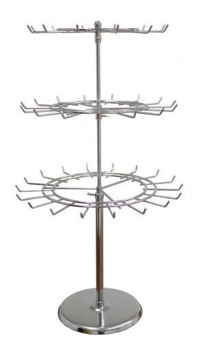 Revolving Store Fixture 3 Tier Counter Top Revolving Rack – Store Fixture Showcase