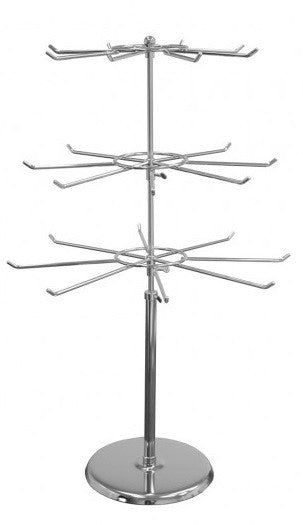 Revolving Store Fixture 3 Tier Counter Top Revolving Rack – Store Fixture Showcase