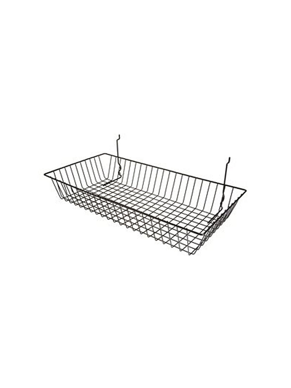 Slatwall Baskets 24x12x4-Inch