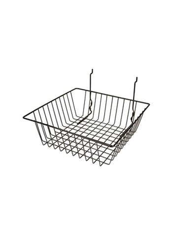 Slatwall Baskets 12x12x4-Inch