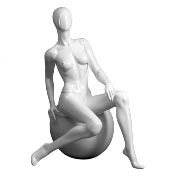 Female mannequin with round stool Samantha/5