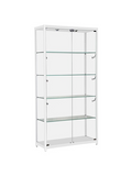Glass Display Cabinet - Glass Display Cabinet with Lights -- Black - ABLC-1000B, White- ABLC-1000W
