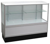 Half vision aluminum display showcase,glass display cabinets,