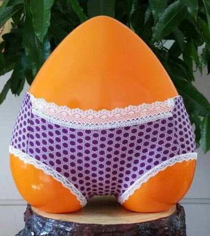 Heart shape underwear display mannequin orange