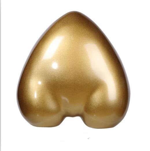Heart shape underwear display mannequin gold