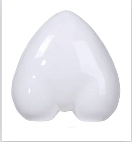 Heart shape underwear display mannequin white