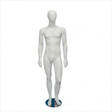 Male Fiber Glass Mannequin with Left Leg Bent - StoreFixtureShowcase.com - 2