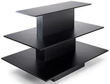 3 Tier rectangular table in Maple, Black